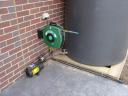 Retractable hose reel we installed at Chris’s