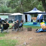 Camp sit at Eildon - Easter 2012