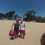 Allison & Chris at Moon Point Fraser Island