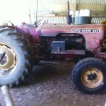 One of three tractors - Ford
